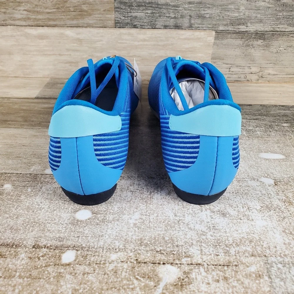 Adidas The Road Mens Cycling Shoes Sz 7‎ Athletic Blue Rush Lace Up Sneakers